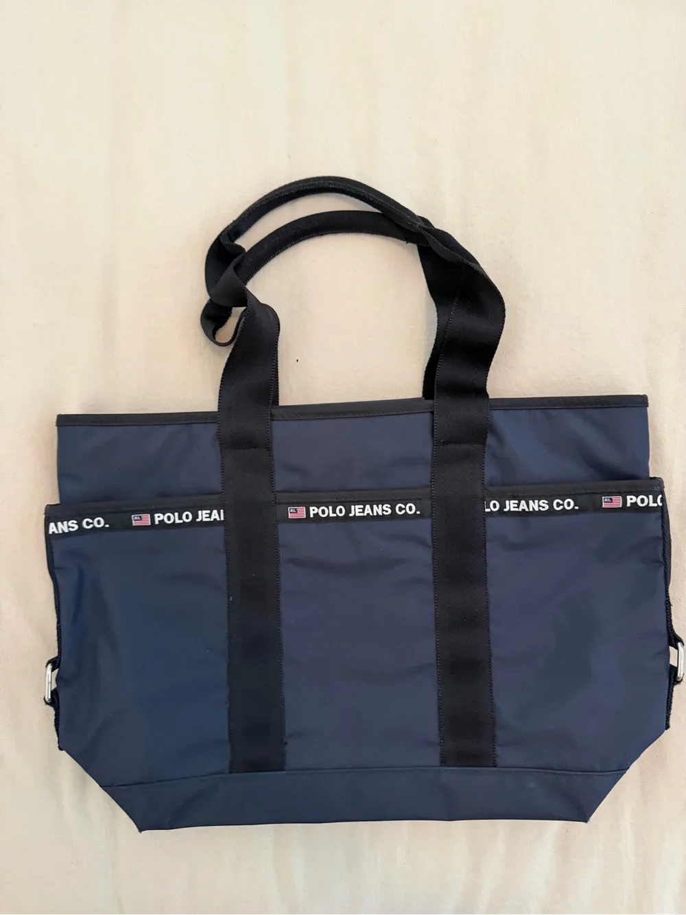 Polo Jeans 90s Navy Tote Bag